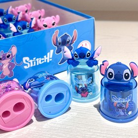 Resim Disney Stitch Temalı Taşınabilir Kalemtraş - Çizgi Film Tasarımı, İki Delikli, Pil Gerektirmeyen, Plastik Malzeme, Ev ve Sınıf Kullanımı İçin İdeal | Eğlenceli & Dayanıklı Öğrenci Kalemtıraşı 