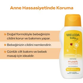 Resim Weleda Calendula Organik Parfümsüz Bebek Yağı 200ml 