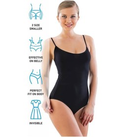 Resim Siyah Mı Emay 1969 İp Askılı Çıtçıtlı Body Siyah 