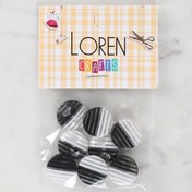 Resim Loren Crafts 8'li Desenli Düğme - 1089 