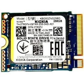 Resim KIOXIA PCIE 4.0 256GB 3400/1900 MB/S M.2 SSD KBG50ZNS256G 