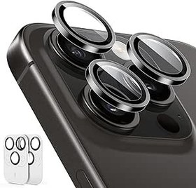 Resim ESR iPhone 16 Pro Max/16 Pro için kamera koruyucu filmi, sağlam HD bireysel koruma, çizilmeye karşı dayanıklı, ince temperli cam, Armorite serisi, 1 parça, şeffaf 