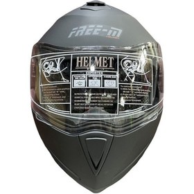 Resim Free-M FR-961 Çene Açılır Kask Mat Siyah 