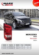 Resim Mars 510973 Stop Lambası Sol Mercedes Vito 13 Duysuz 