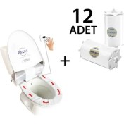 Resim Palex Sensörlü Hijyenik Klozet Kapağı + 12 Adet Yedek Rulo 