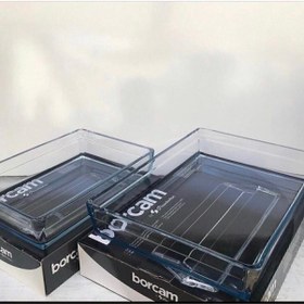 Resim Paşabahçe Dikdörtgen Premium 2 Li Borcam Set 2500 Cc Ve 4350 Cc Büyük-küçük Orjin. Kutuludur Beyaz 