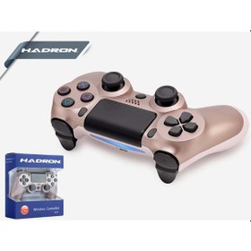 Resim Kol PS4 Uyumlu Analog Titreşimli Bluetooth Hadron Hd323 Rosegold 