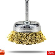 Resim GFB Matkap Tel Fırça Pimli Çanak Fırça 50mm 