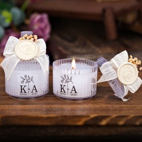 Resim Kişiye Özel Mum Mika Kutu Düğün Hediyeleri, Kına Hediyeleri, Nikah Hediyeleri 