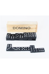 Resim HerEveOyuncak Ahşap Domino Setti (9h) 