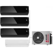 Resim Arçelik Karma Multi Sistem Duvar Tipi 4+1 Inverter 9+9+9 Btu (Siyah) 12 Btu (Beyaz) - 30000 Btu Dış Ünite 