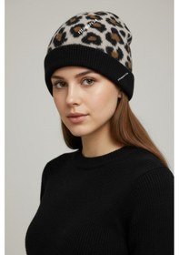 Resim Ritagarcia Premium Soft Leopar Bere Siyah Leopar 