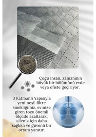 Resim Sineklik Yeni Nesil - 140x20mt - 3 Katmanlı Toz Polen Alerjen Pencere Filtresi-respilon Odera V.3.0 