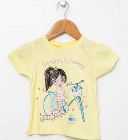 Resim Koton Kız Bebek Sarı T-Shirt 
