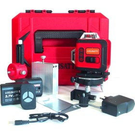 Resim Felisatti 360° Artı Lazer Terazi Distomat 16 Çizgi Mıknatıslı Uzaktan Kumandalı Çantalı Lazer Çizgi Makinesi 