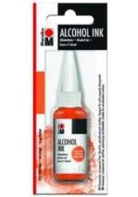 Resim Marabu Alcohol Ink Alkol Bazlı Mürekkep 20Ml 023 Red Orange 