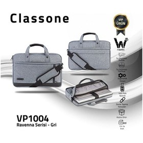 Resim Vp1004 Classone Ravenna 14" Çanta -Gri 