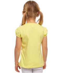 Resim Lovetti Açık Sarı Kız Çocuk Kısa Kollu Basıc Tişört 31001S016 Sarı 