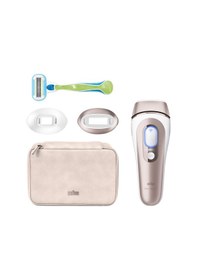 Resim Braun Skin I-Expert PL7147 2 Başlıklı IPL Lazer Epilasyon Aleti + Gillette + Çanta 