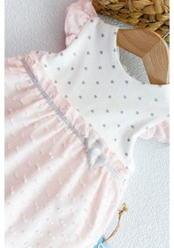 Resim Babymod Kalpli Yazlık Kısa Kollu Bebek Elbise 