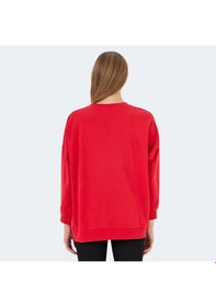 Resim Slazenger VIKENTI SW Oversize Kadın Cepli Oversıze Kırmızı Sweatshirt 