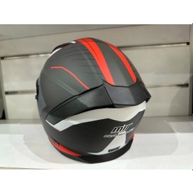 Resim Mts Pro 910 Twister Güneş Gözlüklü Motosiklet Kaskı Gri - Kırmızı 