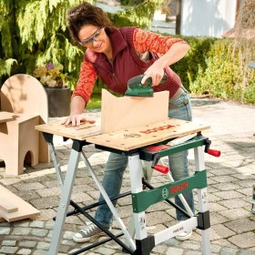 Resim Bosch Home And Garden Pwb 600 Çalışma Tezgahı Pwb 600, Yeşil 