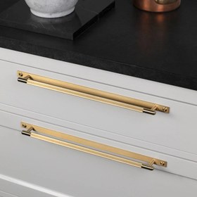 Resim Pull Bar / Plate / Linear - Medium 250mm / Black 