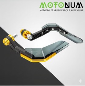 Resim Aprilia Dorsoduro Manet Koruma Rüzgar Önleyici-sarı Detaylı-mkm00834 