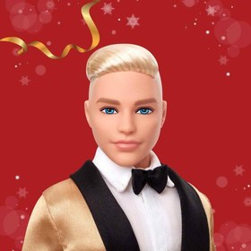 Resim Barbie Ken 2025 Mutlu Yıllar Bebeği JGK55 