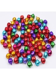 Resim 50 Adet 12mm Karışık Renk Kulplu Zil,çan,çıngırak,metal Amigurumi 