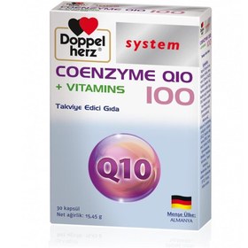 Resim Doppelherz System Coenzyme Q10 + Vitamins 30 Kapsül 