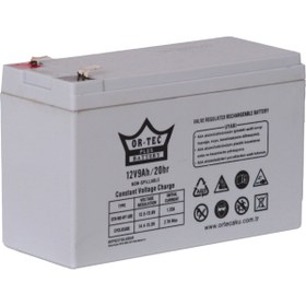 Resim ORTEC Akülü Çocuk Arabası Aküsü 12v 9a Pil Akü uyumlu 