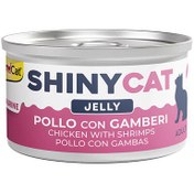 Resim GimCat ShinyCat Jelly Karidesli Tavuk Jöleli Kedi Konservesi 70 Gr 