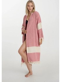 Resim Elmas Bornoz Kırmızı 