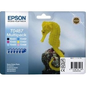 Resim Epson T0487 Set Kartuş T0481 / T0482 / T0483 / T0484 / T0485 / 