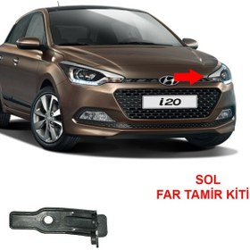 Resim Hyundai i20 2010 2014 Sol Far Tamir Kiti Plastiği Ayağı 