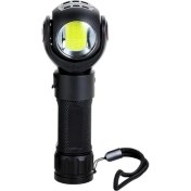Resim S-Link SL-F860 3W COB+3W LED Pilli Dönebilen Çift Başlıklı Manyatik Tutuculu El Feneri 