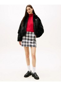 Resim Tommy Hilfiger Tjw Suni Kürk Kadın Siyah Ceket Dw0dw21669bds Siyah 