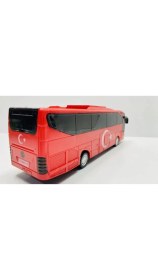 Resim Shem Can-Em Oyuncak Display Sürtmeli Türk Bayraklı Takım Otobüsü 