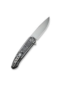 Resim We Knife Smooth Sentinel Cf Titanium Aluminum Foil Kamp Çakı Gri - Siyah 