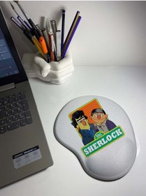 Resim Sherlock Bilek Destekli Mouse Pad Mousepad 