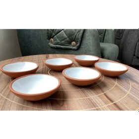 Resim Athstore Beyaz Sosluk Reçellik Çerezlik Lokumluk Kase 6 Lı Set Beyaz 