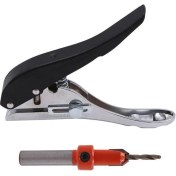 Resim Bueattuh Edge Punker Carpentry Yuvarlak Delik 8mm Counterk Drill Puncher Pvc Ayarlanabilir Boyut Kenarlık Aracı (Yurt Dışından) 