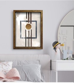 Resim Bk Gift Yatak Odası Konseptli Doğal Masif Ahşap Çerçeveli Tablo-7 (551113146) 