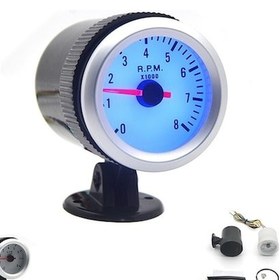 Resim Yulong Ximistore9 "52mm Led Devir Göstergesi - 0-8000 Rpm, Mavi 