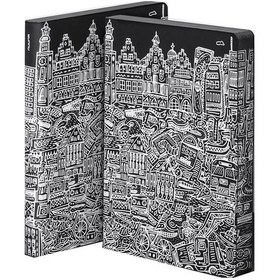 Resim Nuuna Gri Noktalı A5 Defter Frankfurt 52064 Çok Renkli 