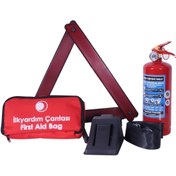 Resim Özel Oto Aksesuar Trafik Seti Renault Uyumlu Araca Özel Çantalı Lüx 