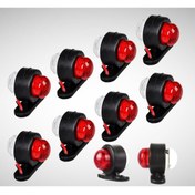 Resim Thoc Auto Mini Takoz Led Lamba 6 Ledli Kırmızı Beyaz ( 10 Adet ) 