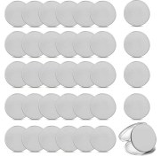 Resim Haashu 30 Pcs Boş Yarışma Para Yoksları Boşluklar Parçaları Para Dişli Koruma Kutusu Gümüş (Yurt Dışından) 